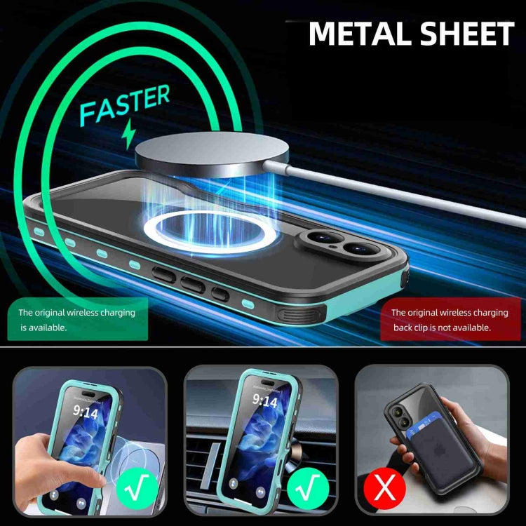 For iPhone 16 Plus RedPepper IP68 Waterproof Triple-proof MagSafe Phone Case