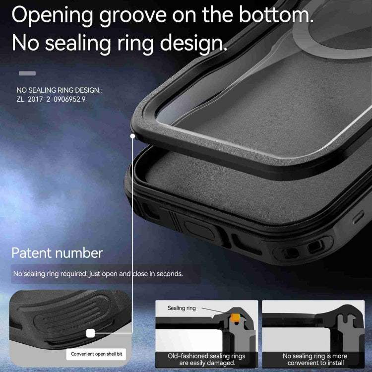 For iPhone 16 Plus RedPepper IP68 Waterproof Triple-proof MagSafe Phone Case