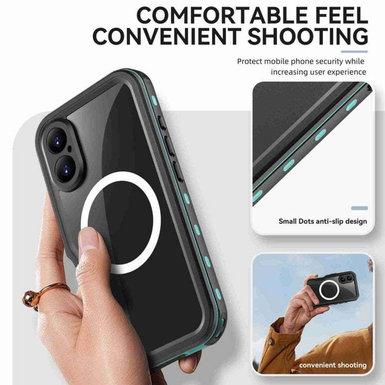 For iPhone 16 Plus RedPepper IP68 Waterproof Triple-proof MagSafe Phone Case