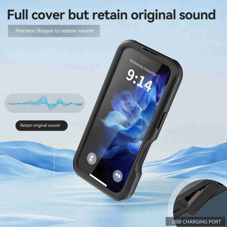For iPhone 16 Plus RedPepper IP68 Waterproof Triple-proof MagSafe Phone Case