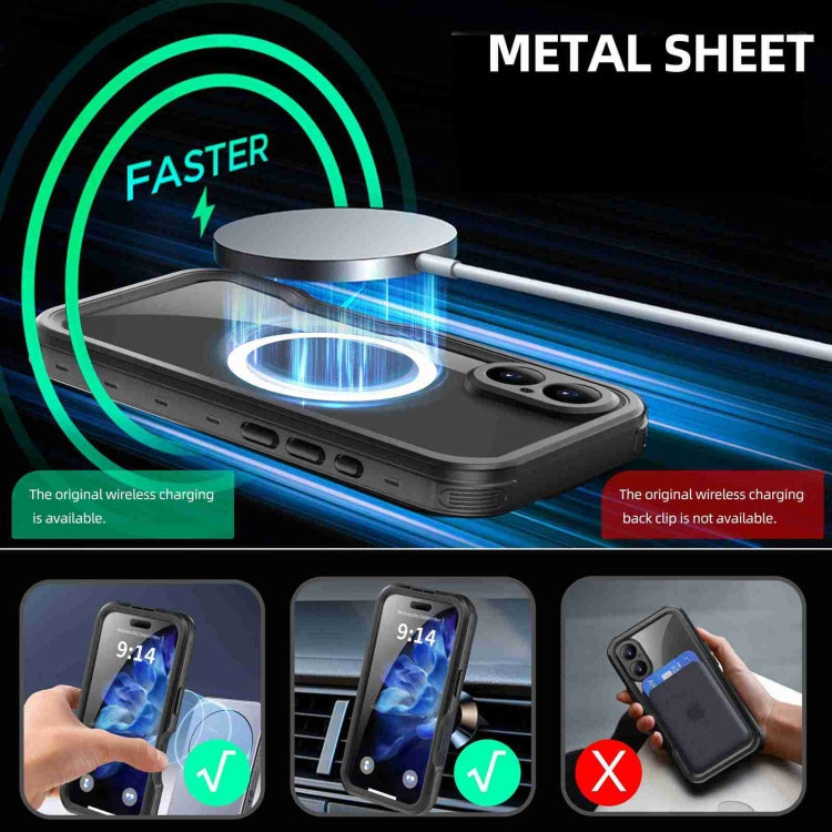 For iPhone 16 Plus RedPepper IP68 Waterproof Triple-proof MagSafe Phone Case