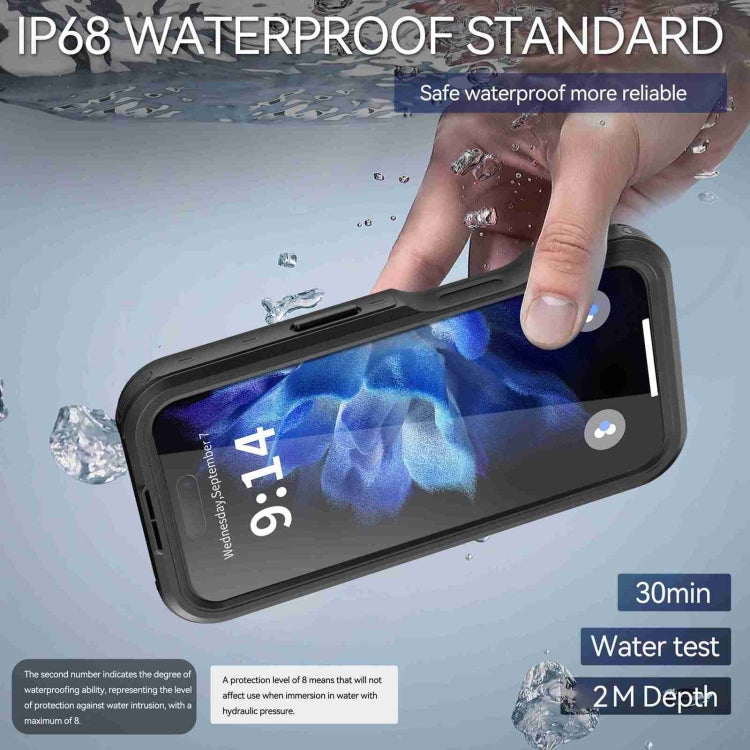 For iPhone 16 Plus RedPepper IP68 Waterproof Triple-proof MagSafe Phone Case