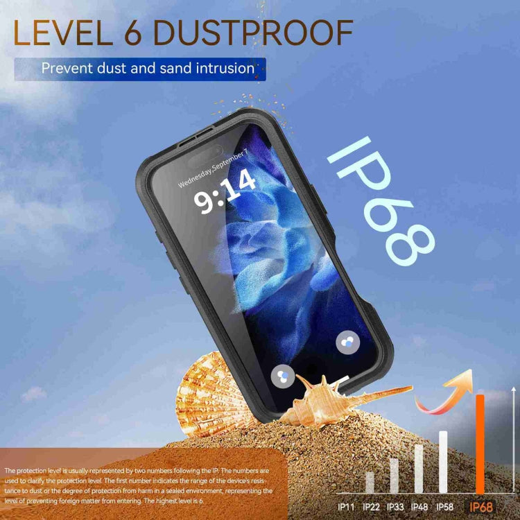 For iPhone 16 Plus RedPepper IP68 Waterproof Triple-proof MagSafe Phone Case