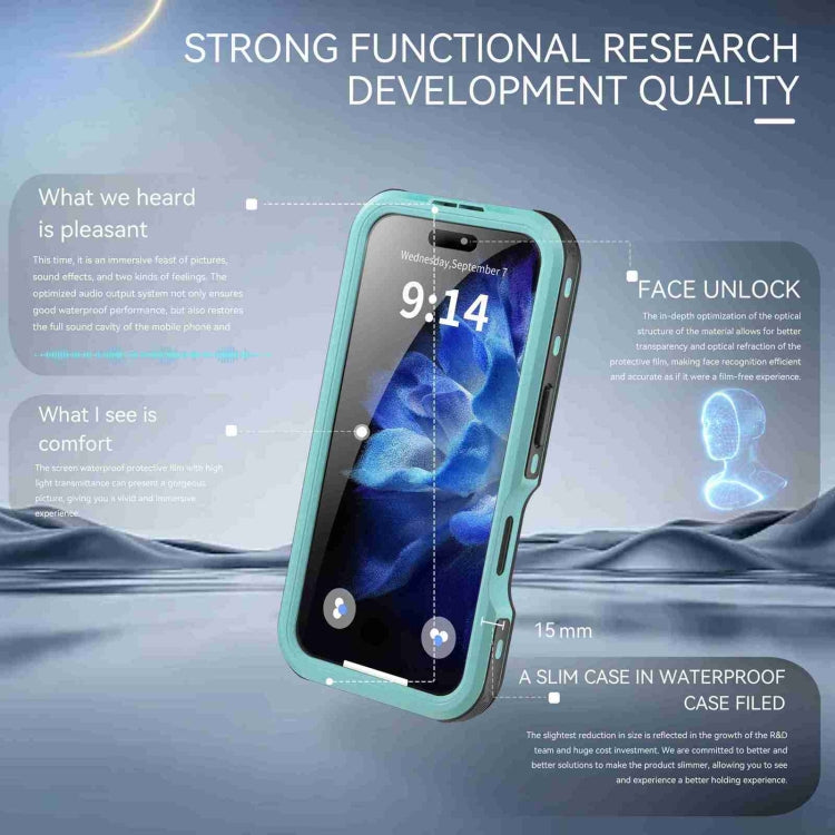 For iPhone 16 RedPepper IP68 Waterproof Triple-proof MagSafe Phone Case