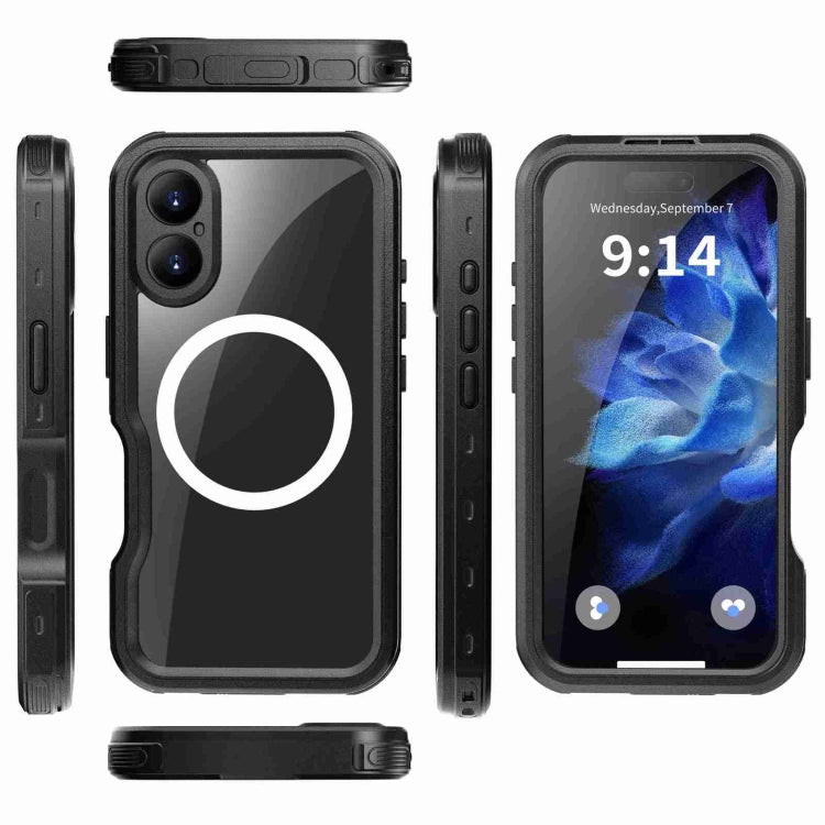 For iPhone 16 RedPepper IP68 Waterproof Triple-proof MagSafe Phone Case