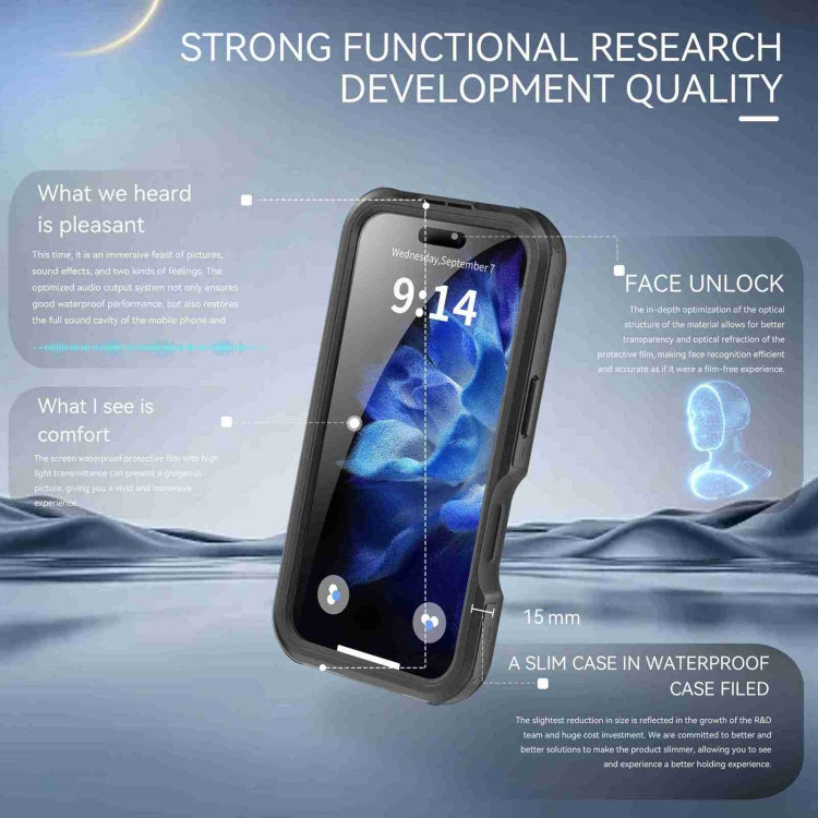 For iPhone 16 RedPepper IP68 Waterproof Triple-proof MagSafe Phone Case