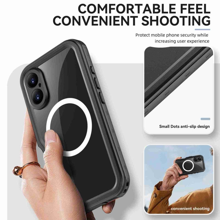 For iPhone 16 RedPepper IP68 Waterproof Triple-proof MagSafe Phone Case