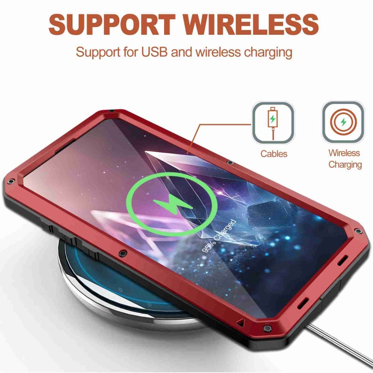 For iPhone 16 Plus RedPepper Triple-proof Metal Phone Case
