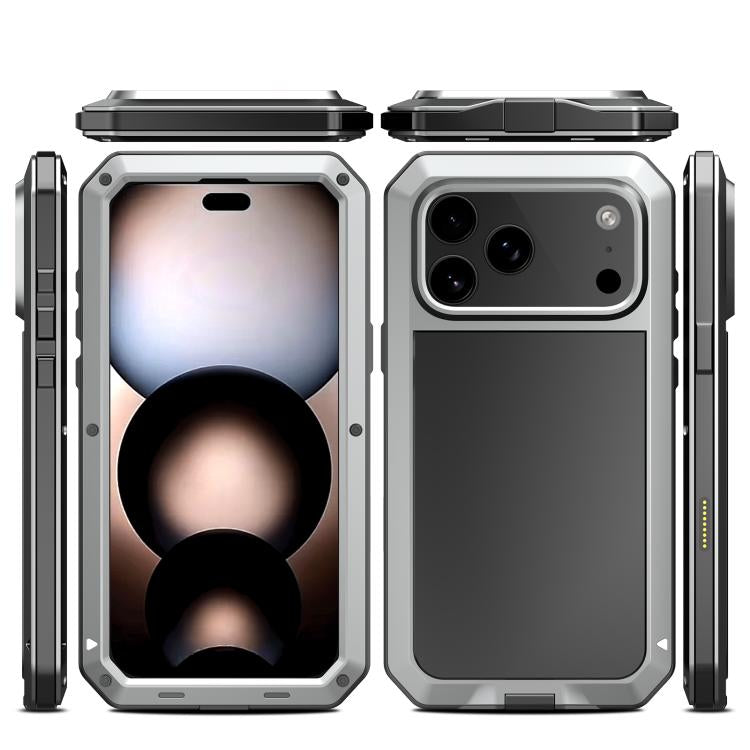 For iPhone 17 Pro Max RedPepper Triple-proof Metal Phone Case