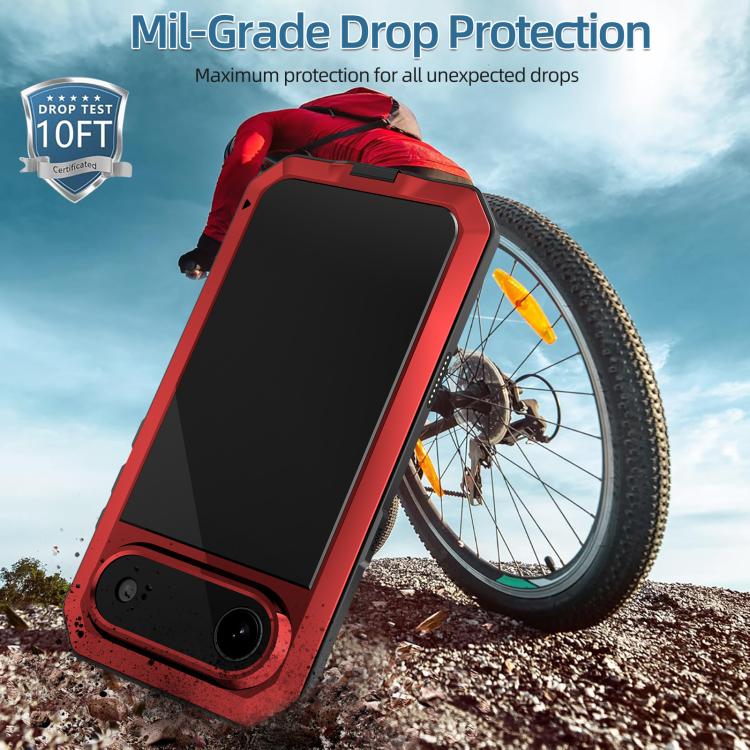 For iPhone Air RedPepper Triple-proof Metal Phone Case