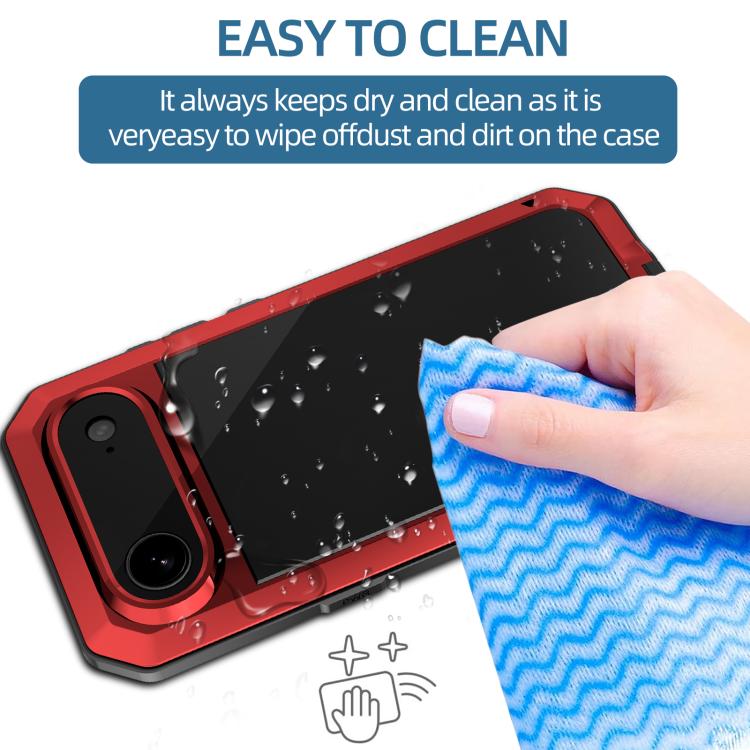 For iPhone Air RedPepper Triple-proof Metal Phone Case