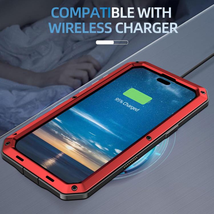 For iPhone Air RedPepper Triple-proof Metal Phone Case