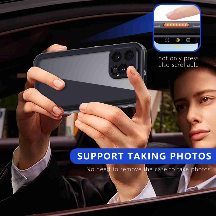 For iPhone 16 Pro Max RedPepper Transparent Dot IP68 Waterproof Triple-proof Phone Case