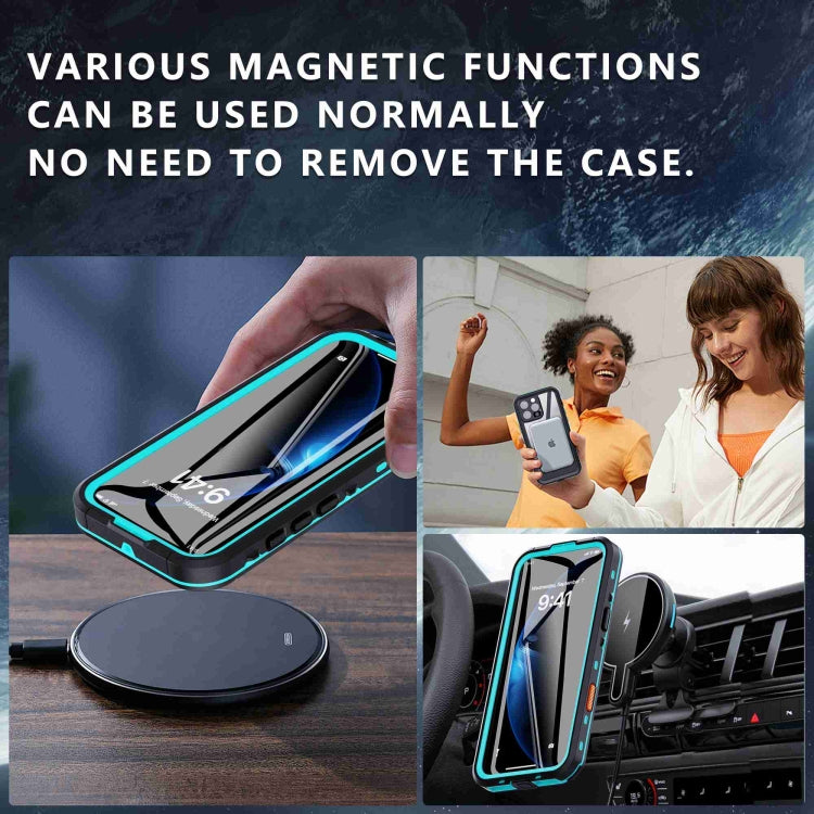 For iPhone 16 Pro RedPepper Transparent Dot IP68 Waterproof Triple-proof Phone Case