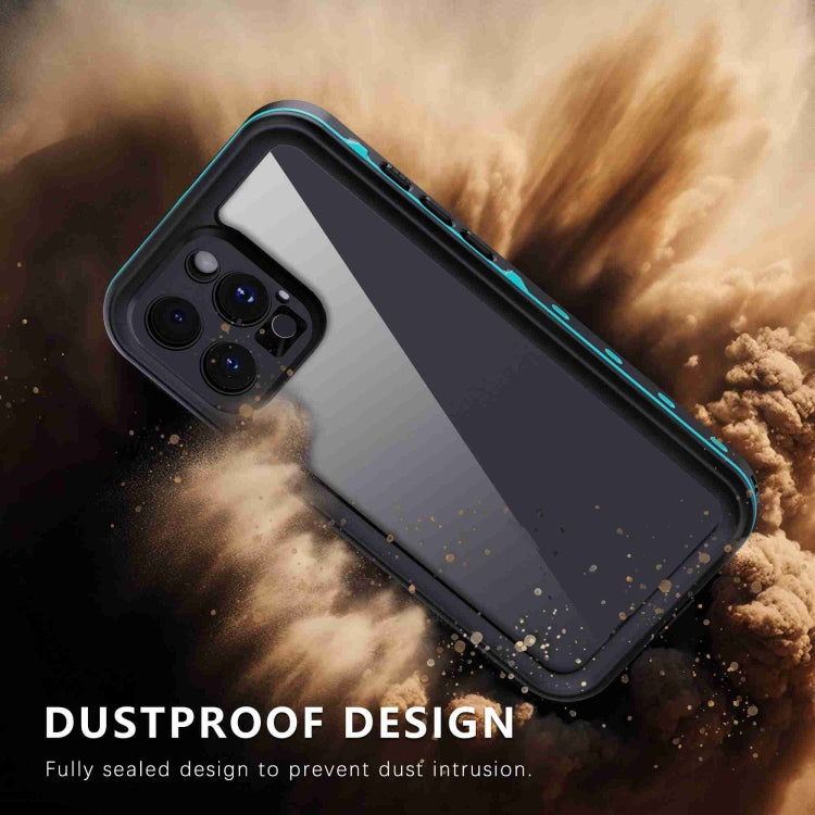 For iPhone 16 Pro RedPepper Transparent Dot IP68 Waterproof Triple-proof Phone Case