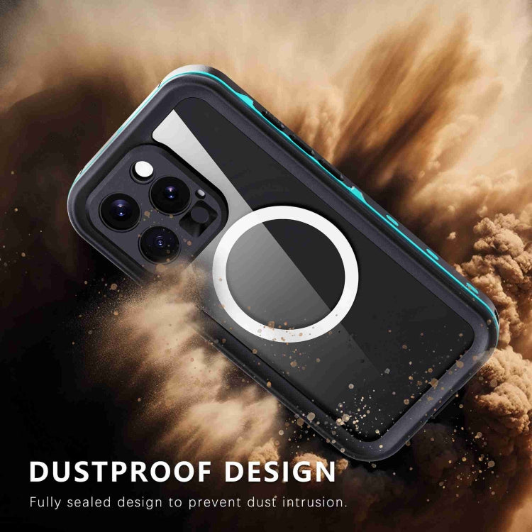 For iPhone 16 Pro Max RedPepper Transparent Dot IP68 Waterproof Triple-proof MagSafe Phone Case