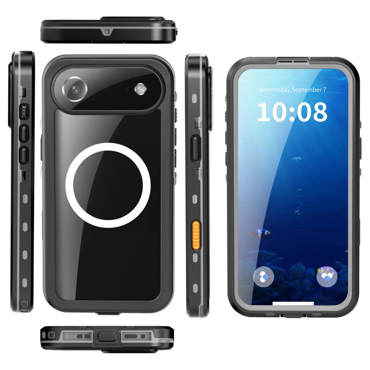 For iPhone Air RedPepper Transparent Dot IP68 Waterproof Triple-proof MagSafe Phone Case