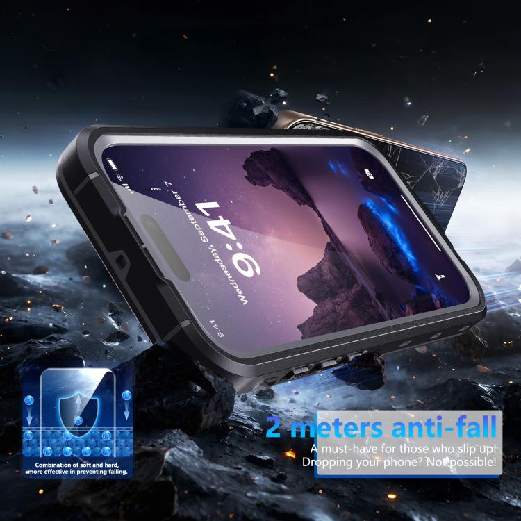 For iPhone 17 RedPepper Transparent Dot IP68 Waterproof Triple-proof MagSafe Phone Case