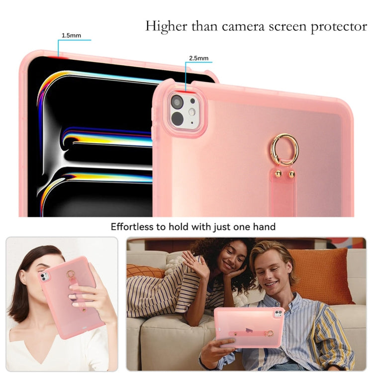 For iPad mini 6 / mini 2024 Wristband Holder PC Hybrid TPU Soft Tablet Case