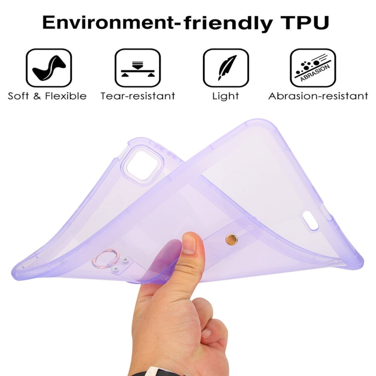 For iPad mini 6 / mini 2024 Wristband Holder PC Hybrid TPU Soft Tablet Case