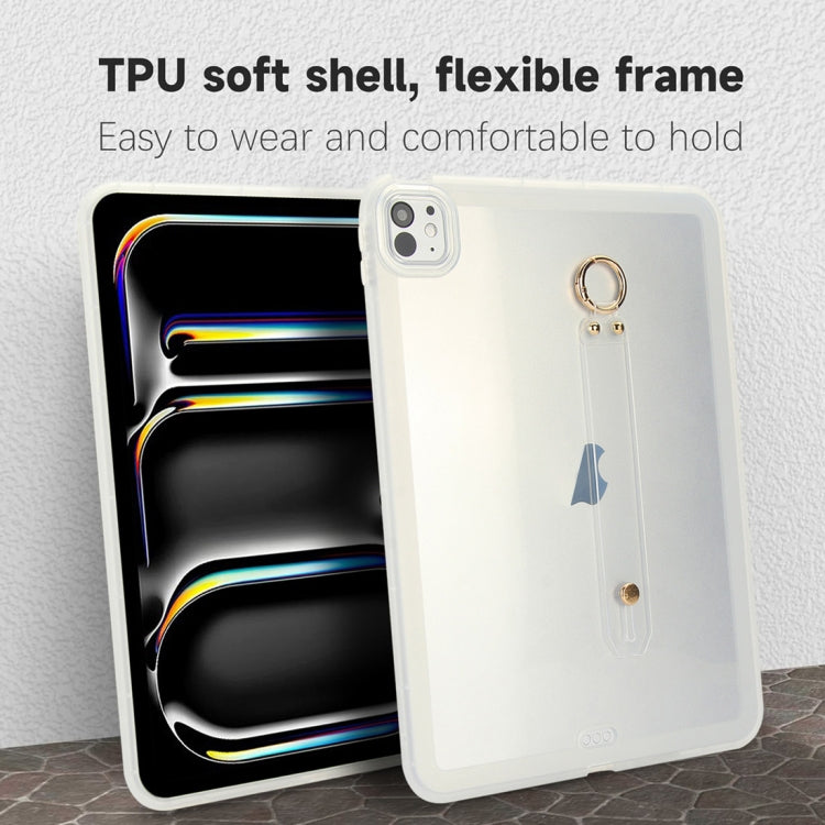 For iPad mini 5 / 4 Wristband Holder PC Hybrid TPU Soft Tablet Case