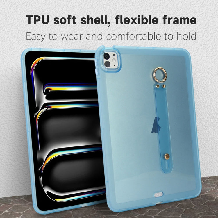 For iPad mini 5 / 4 Wristband Holder PC Hybrid TPU Soft Tablet Case