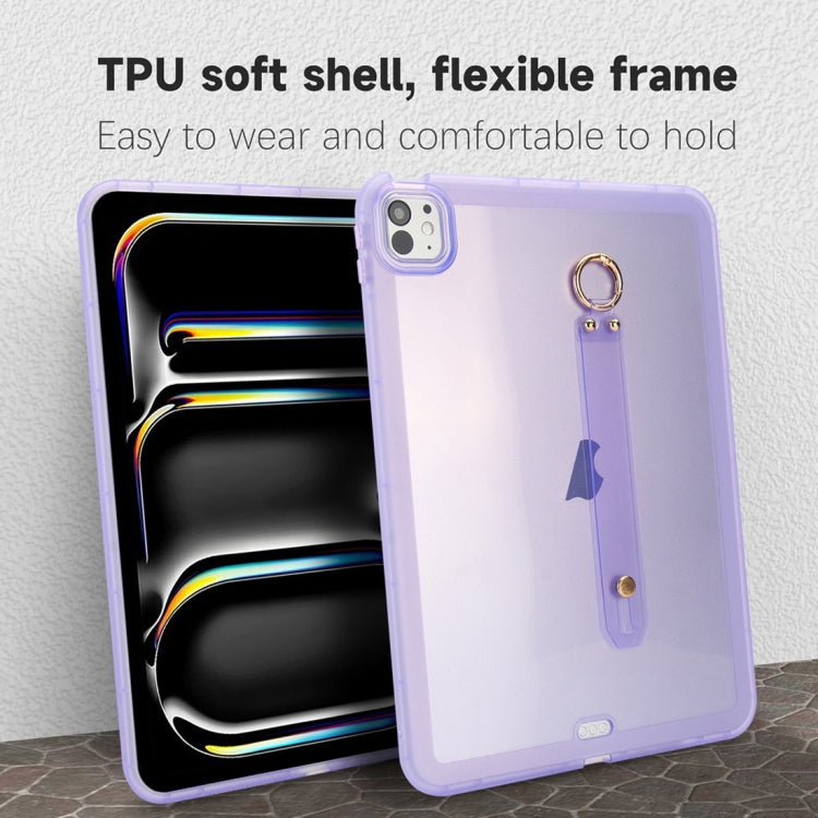 For iPad mini 5 / 4 Wristband Holder PC Hybrid TPU Soft Tablet Case