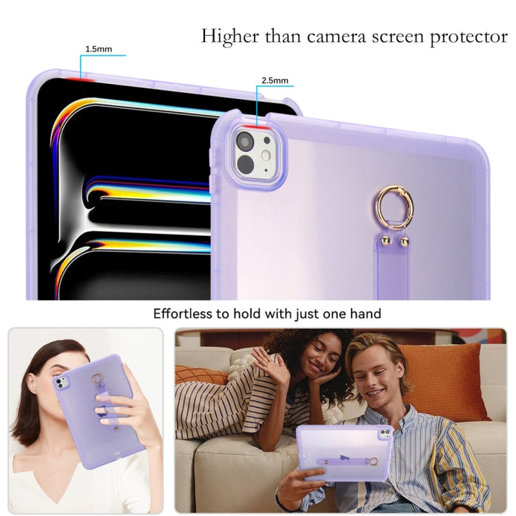 For iPad mini 5 / 4 Wristband Holder PC Hybrid TPU Soft Tablet Case