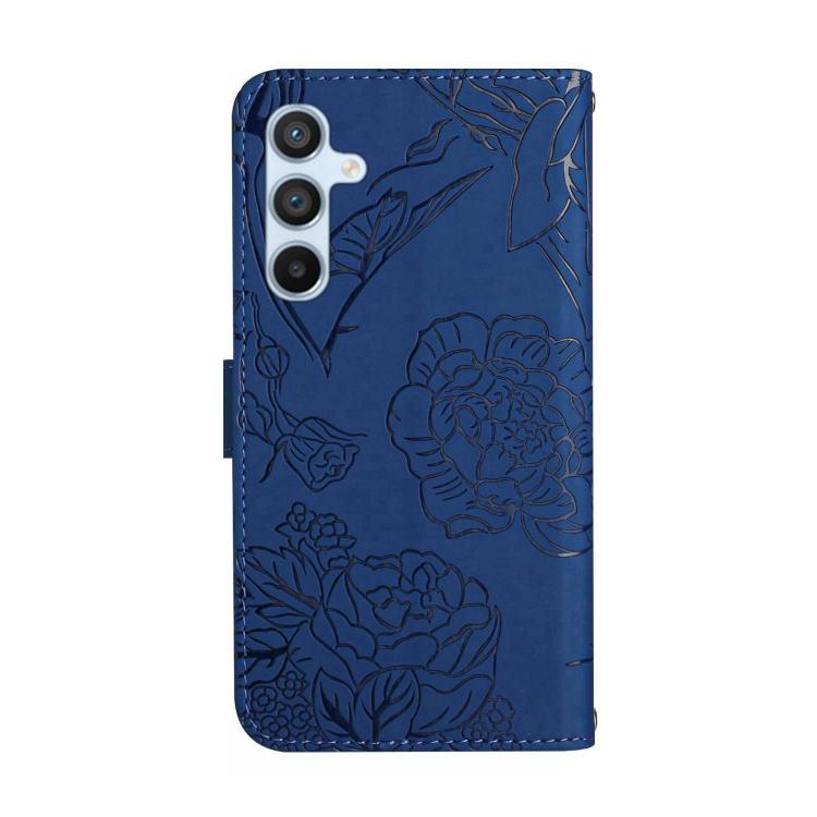 For Samsung Galaxy S25 FE 5G Skin Feel Butterfly Embossed Flip Leather Phone Case