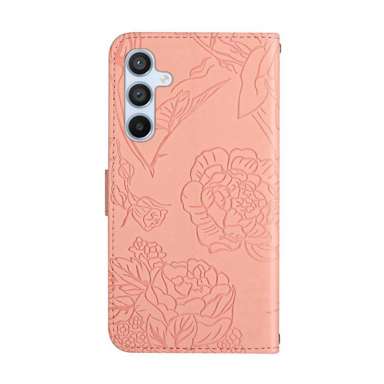 For Samsung Galaxy S25 FE 5G Skin Feel Butterfly Embossed Flip Leather Phone Case