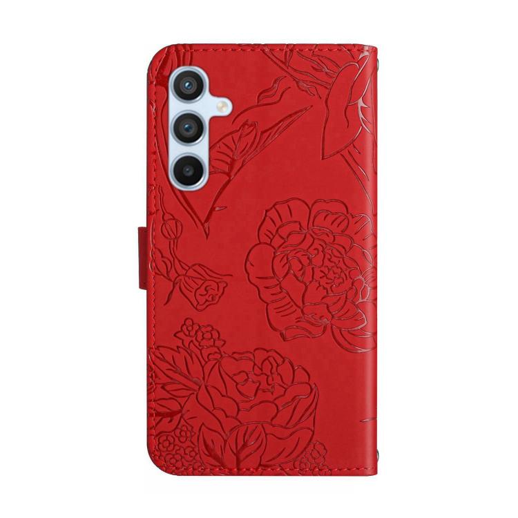 For Samsung Galaxy S25 FE 5G Skin Feel Butterfly Embossed Flip Leather Phone Case