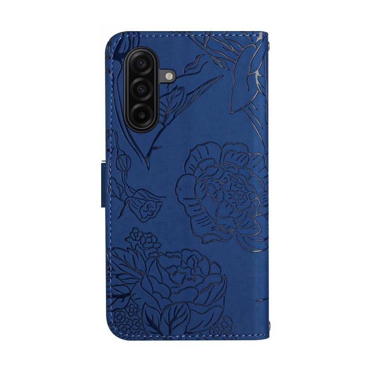 For Galaxy S26 FE 5G Skin Feel Butterfly Embossed Flip Leather Phone Case