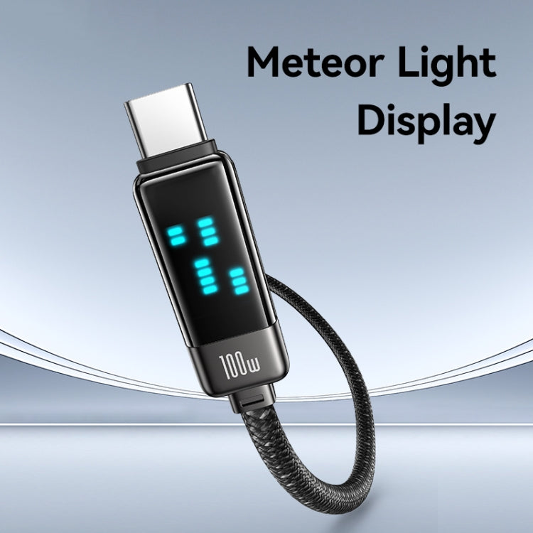 USAMS SJ744 100W USB-C / Type-C to USB-C / Type-C Zinc Alloy Fast Data Cable, Length: 1.2m