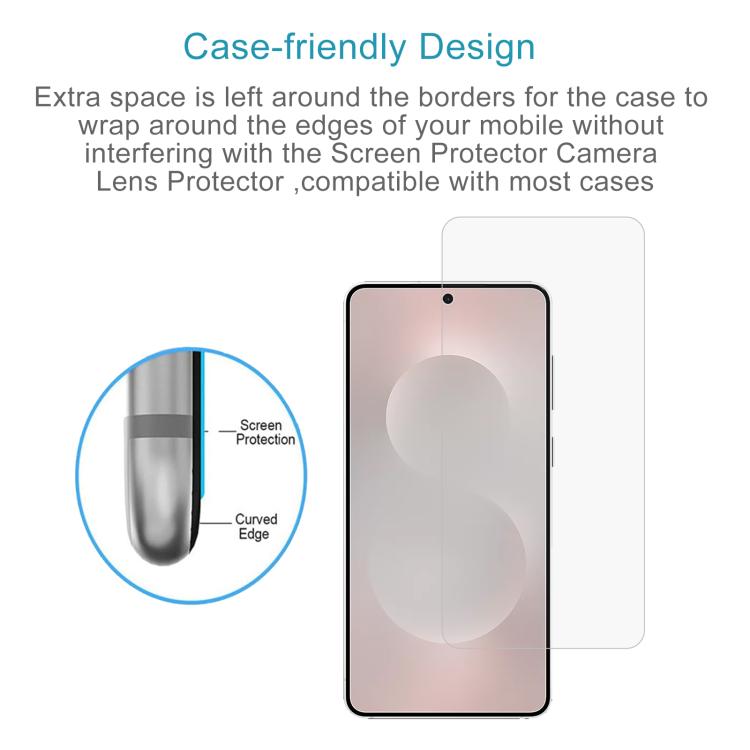For Samsung Galaxy S26 Edge 5G 0.26mm 9H 2.5D Tempered Glass Film, Not Support Fingerprint ID