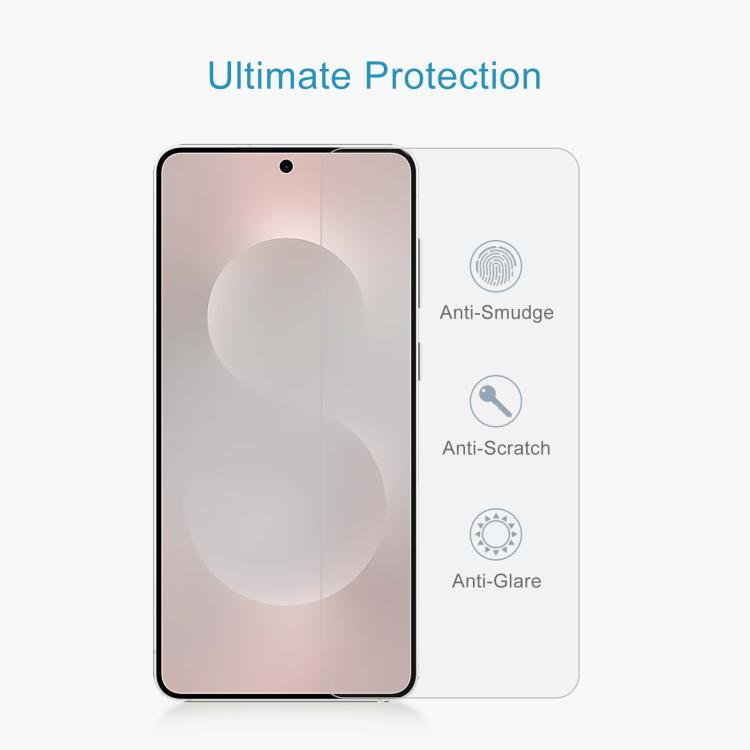 For Samsung Galaxy S26 Edge 5G 10pcs 0.26mm 9H 2.5D Tempered Glass Film, Not Support Fingerprint ID
