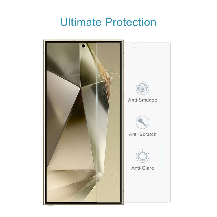 For Samsung Galaxy S24 Ultra 5G 50pcs 0.26mm 9H 2.5D Tempered Glass Film, Not Support Fingerprint ID