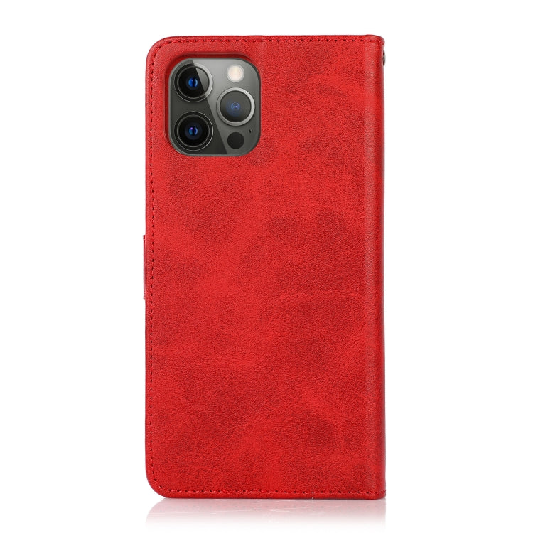 For iPhone 16 Pro Calf Texture 2 in 1 Detachable Magnetic Back Cover Leather Case