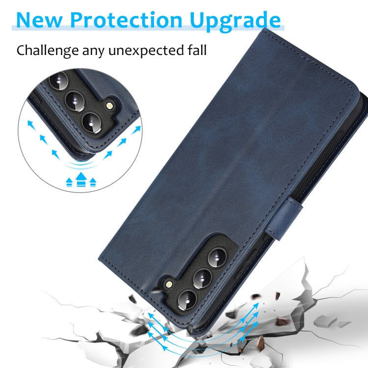 For Samsung Galaxy A54 5G Calf Texture 2 in 1 Detachable Magnetic Back Cover Leather Case