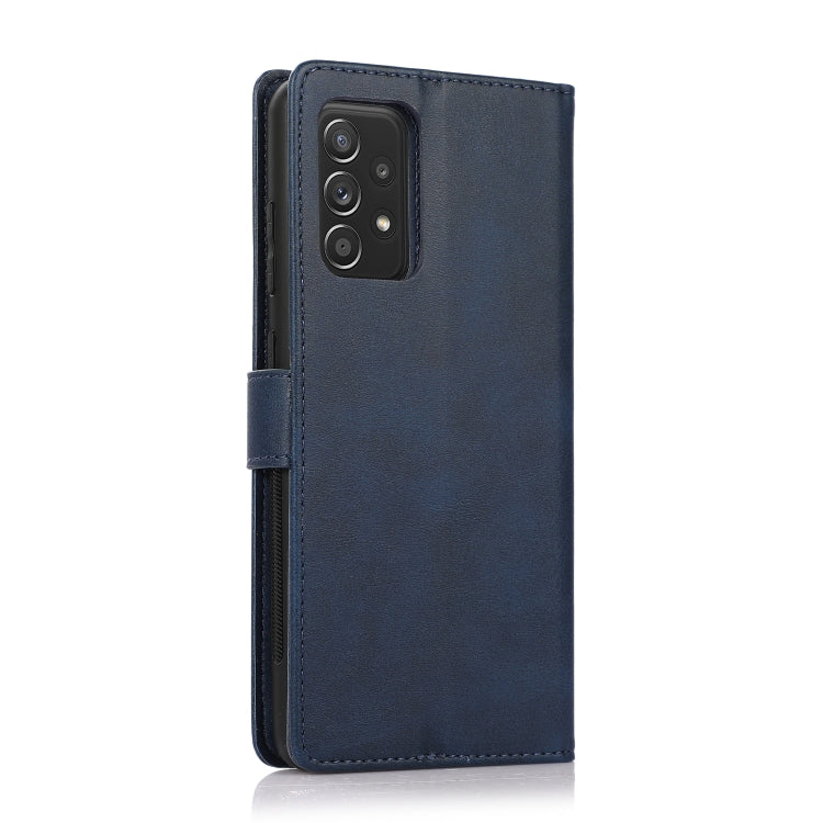For Samsung Galaxy A13 4G Calf Texture 2 in 1 Detachable Magnetic Back Cover Leather Case