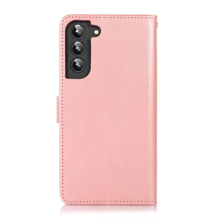 For Samsung Galaxy S23 5G Calf Texture 2 in 1 Detachable Magnetic Back Cover Leather Case