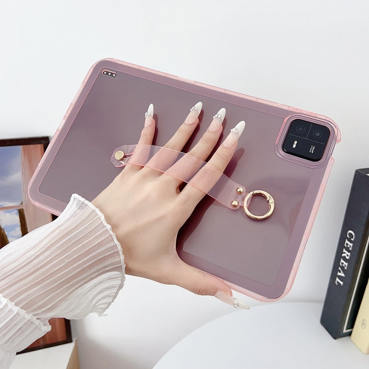 For Xiaomi Pad 6 / Pad 6 Pro Wristband Holder PC Hybrid TPU Soft Tablet Case