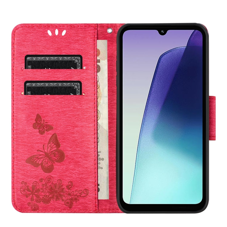 For Redmi Note 14 Pro+ 5G Butterfly Embossed Flip Leather Phone Case