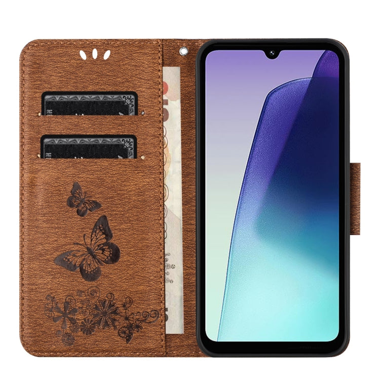 For Redmi Note 14 Pro+ 5G Butterfly Embossed Flip Leather Phone Case