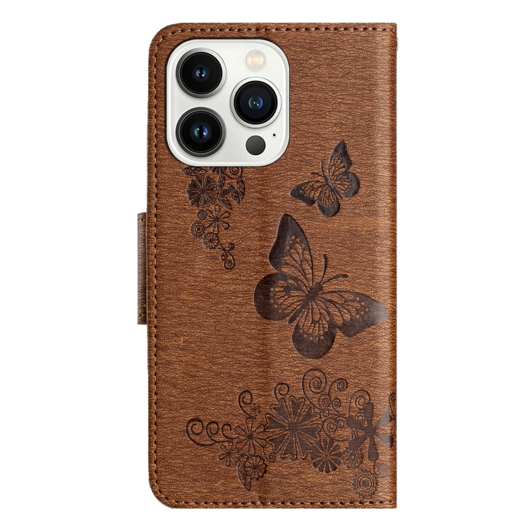 For Redmi Note 14 5G Butterfly Embossed Flip Leather Phone Case