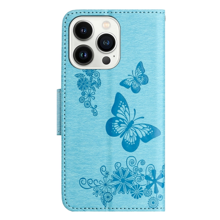 For Redmi Note 14 5G Butterfly Embossed Flip Leather Phone Case