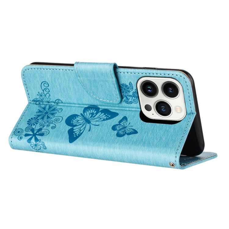 For Redmi Note 14 5G Butterfly Embossed Flip Leather Phone Case