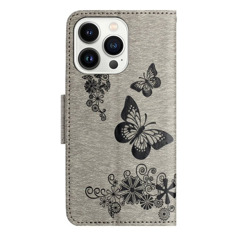 For Redmi Note 14 5G Butterfly Embossed Flip Leather Phone Case