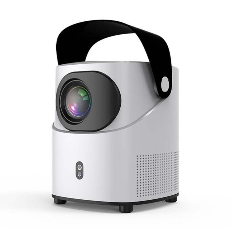 T-2 1920 x 1080P 240ANSI HiSilicon 352 Android 9.0 Portable Projector, EU Plug - White