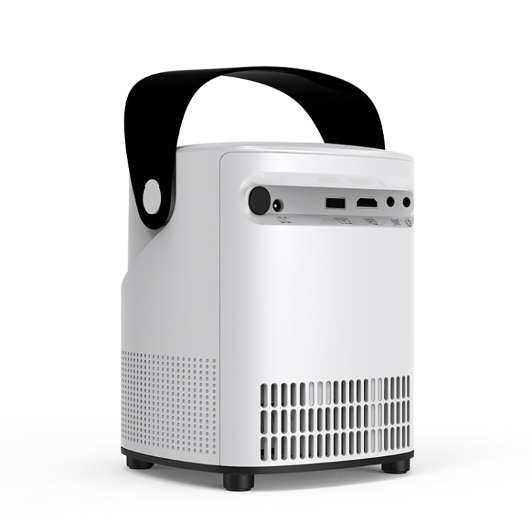 T-2 1920 x 1080P 240ANSI HiSilicon 352 Android 9.0 Portable Projector, US Plug - White