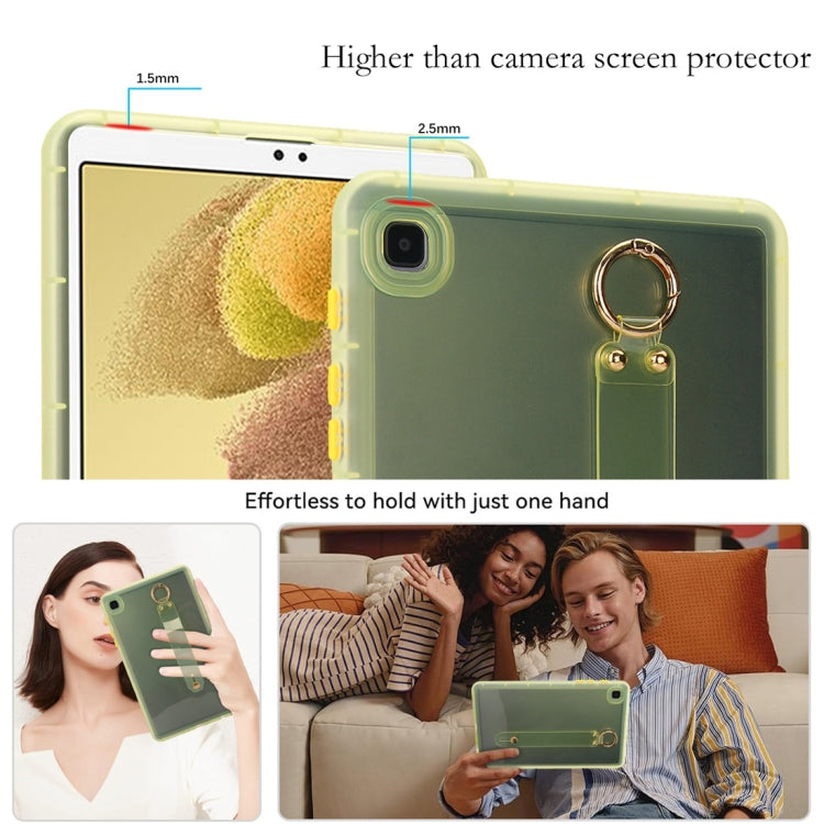 For Samsung Galaxy Tab A7 Lite Wristband Holder PC Hybrid TPU Soft Tablet Case